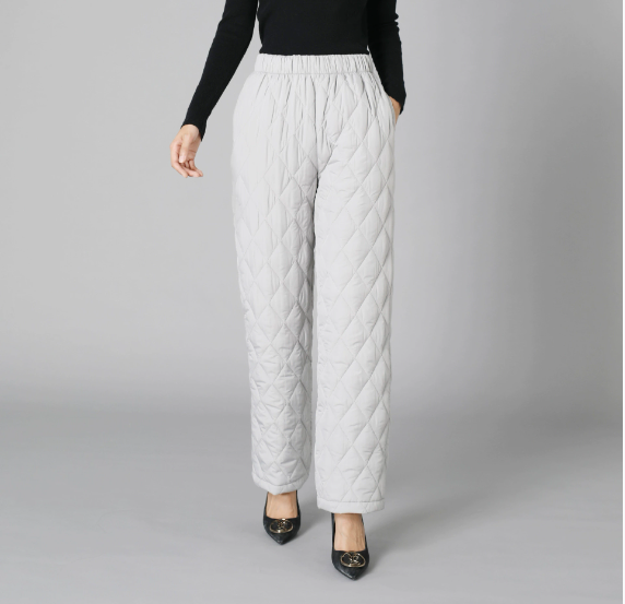 Rilya | Women’s quilted winter jogger pants with a softly structured silhouette