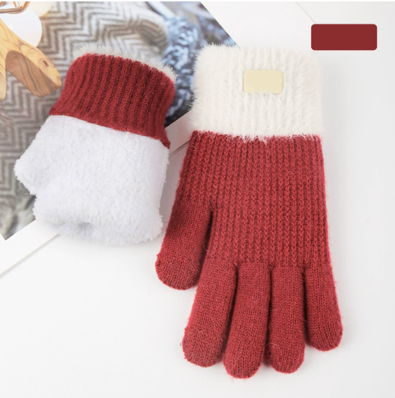 Zaydena | Women’s knit gloves with a soft textured finish