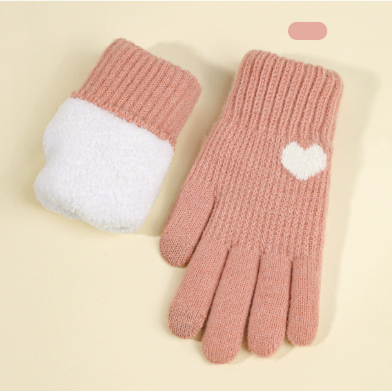 Zaydena | Women’s knit gloves with a soft textured finish