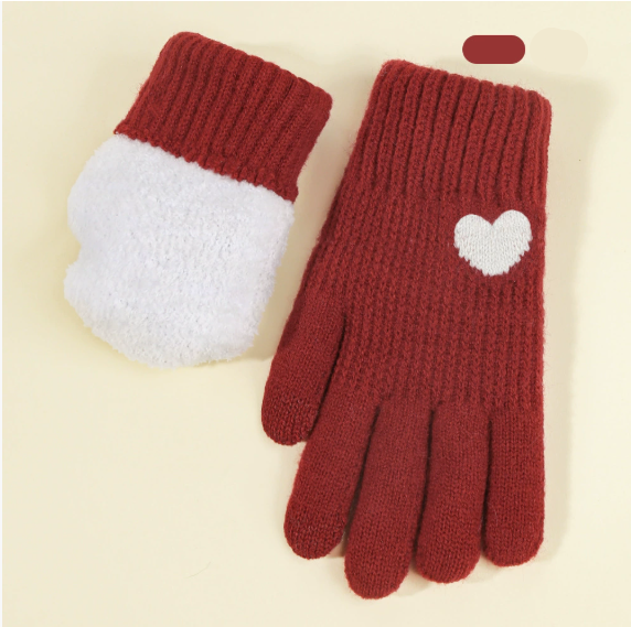 Zaydena | Women’s knit gloves with a soft textured finish