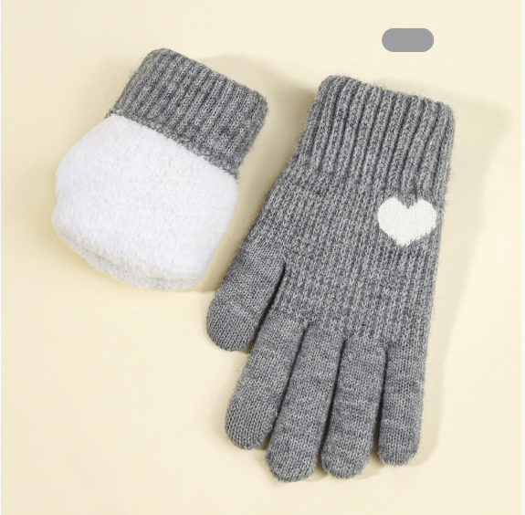 Zaydena | Women’s knit gloves with a soft textured finish
