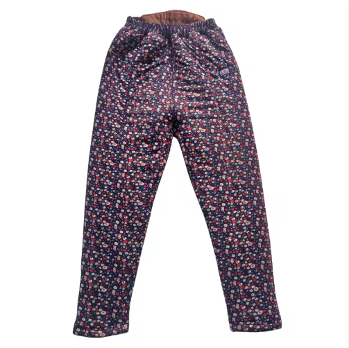 Corenna | Women’s cotton blend mid-waist pants with a soft insulated seasonal structure