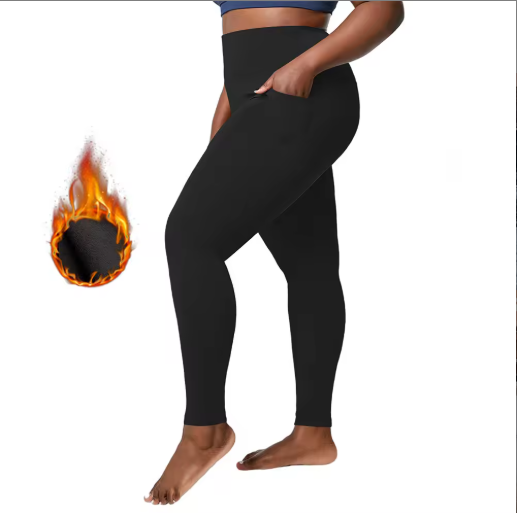 Kessara | Women’s high-waist fleece leggings with a relaxed full-length seasonal structure