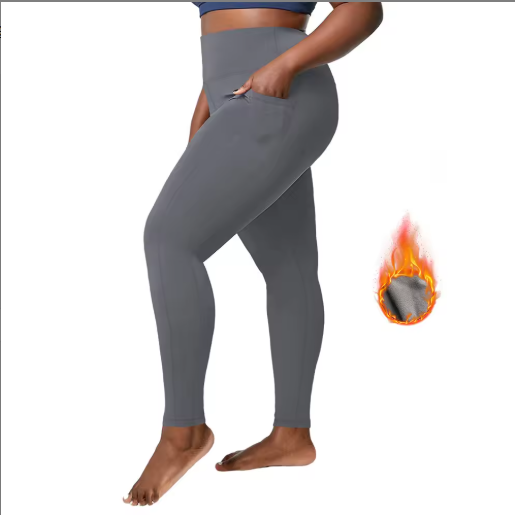 Kessara | Women’s high-waist fleece leggings with a relaxed full-length seasonal structure