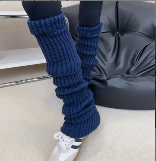 Brellen | Women’s thick knit knee-high leg warmers with a soft seasonal profile