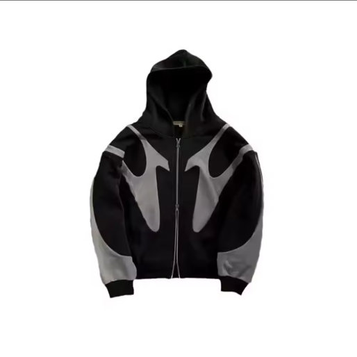 Marielyn | Women’s striped hooded zip sweatshirt with a casual seasonal profile