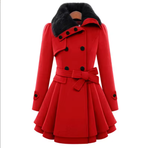 Brenael | Women’s long winter coat with a smooth seasonal structure