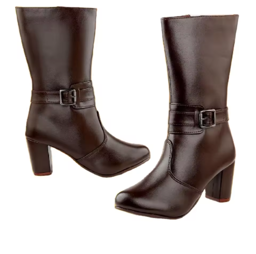 Solira | Women’s high-ankle zipper boots with a structured seasonal profile