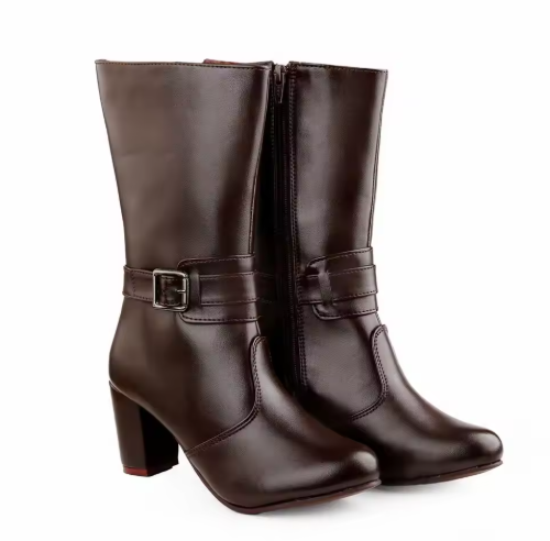 Solira | Women’s high-ankle zipper boots with a structured seasonal profile