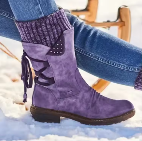 Nalith | Women’s warm mid-calf winter boots with a simple seasonal profile