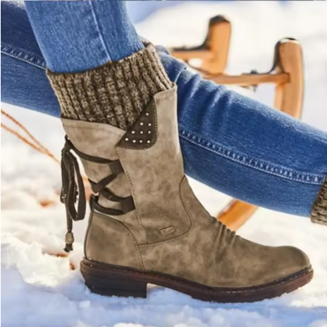 Nalith | Women’s warm mid-calf winter boots with a simple seasonal profile