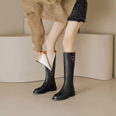 Zoranne | Women’s warm knee-high snow boots with a structured seasonal profile