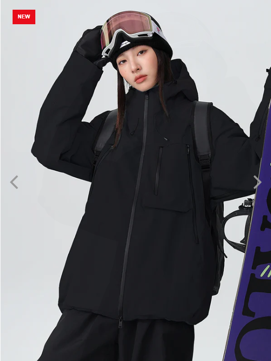 Maelix | Women’s baggy mountain snow jacket with a durable all-terrain silhouette