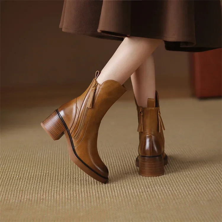Grazia | Women's ankle two-toned boots