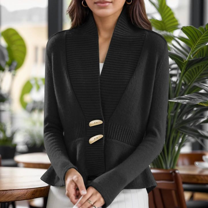 Kathryn | Women’s scandinavian-style v-neck button cardigan