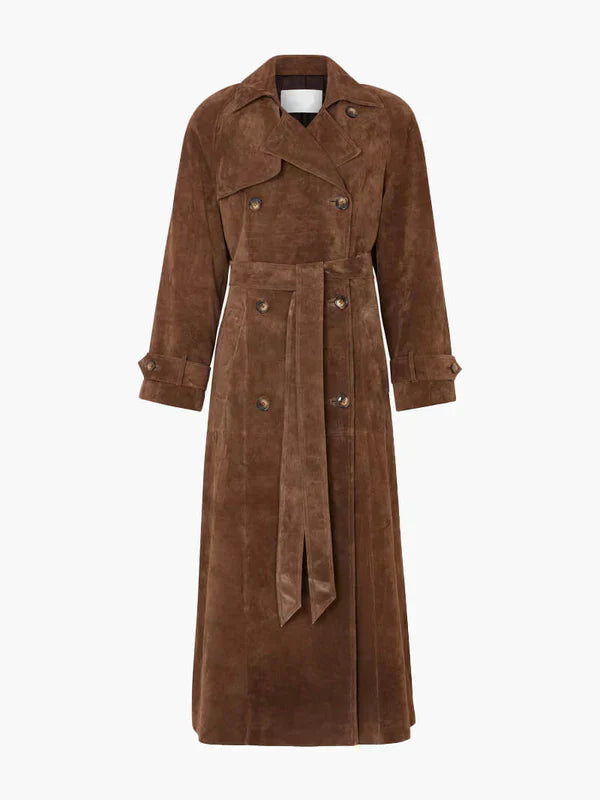 Veronika | Women’s tailored trench coat with waist belt