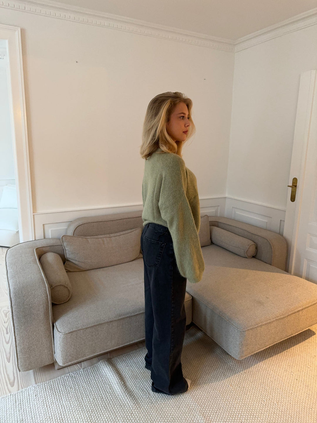 Ivy | Women’s knit sweater with oversized fit design