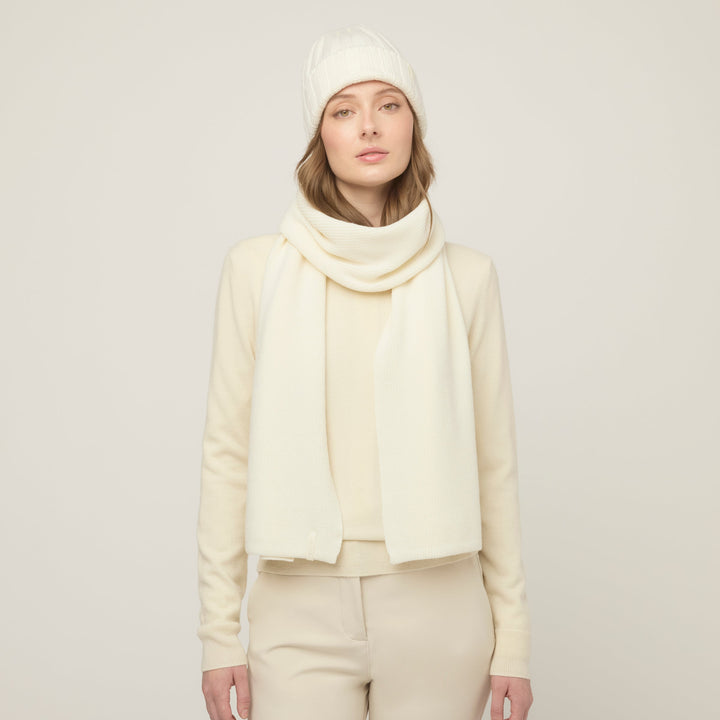 Nalira | Women’s knit scarf with a refined soft-drape silhouette