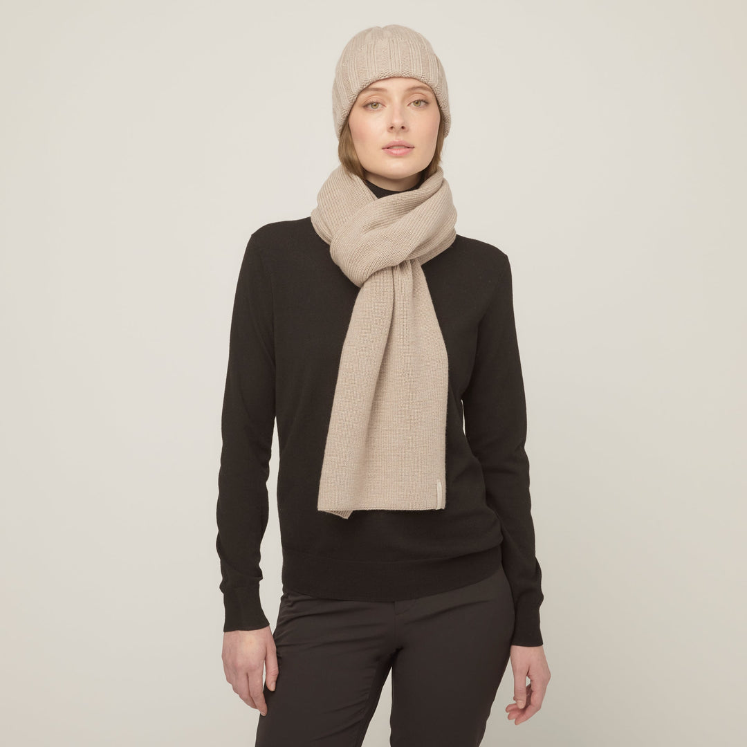 Vanys | Women’s soft textured scarf with a refined, lightweight drape