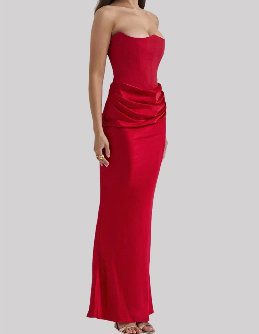 Vera | Strapless tube elegant maxi dress