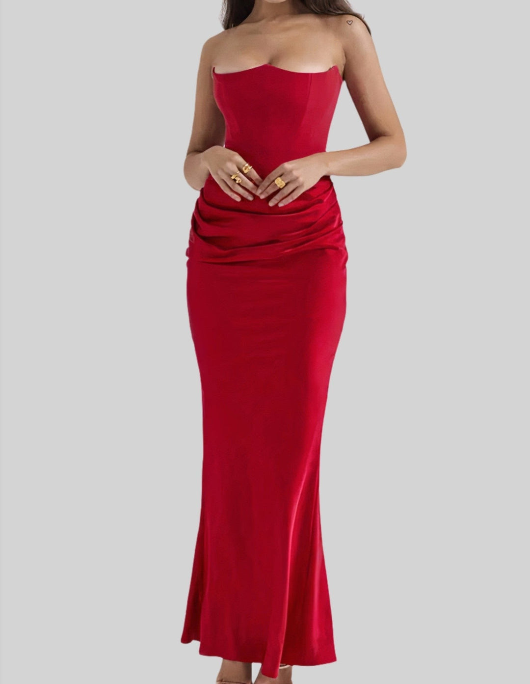 Vera | Strapless tube elegant maxi dress