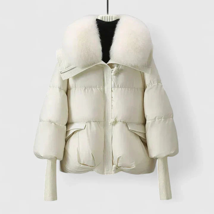 Zyrill | Women’s padded jacket with faux fur collar