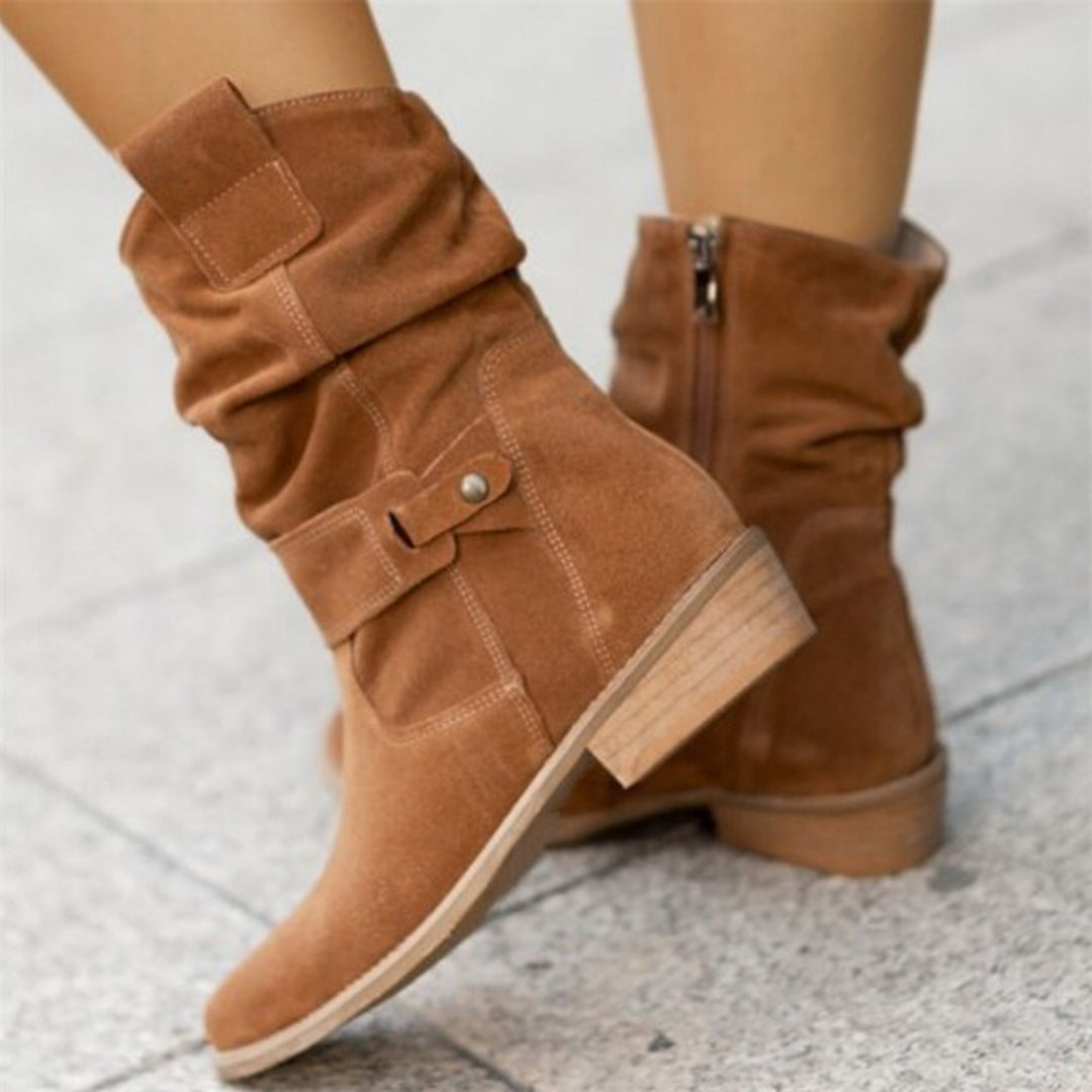 Ainsley | Women's suede slouch summer boots