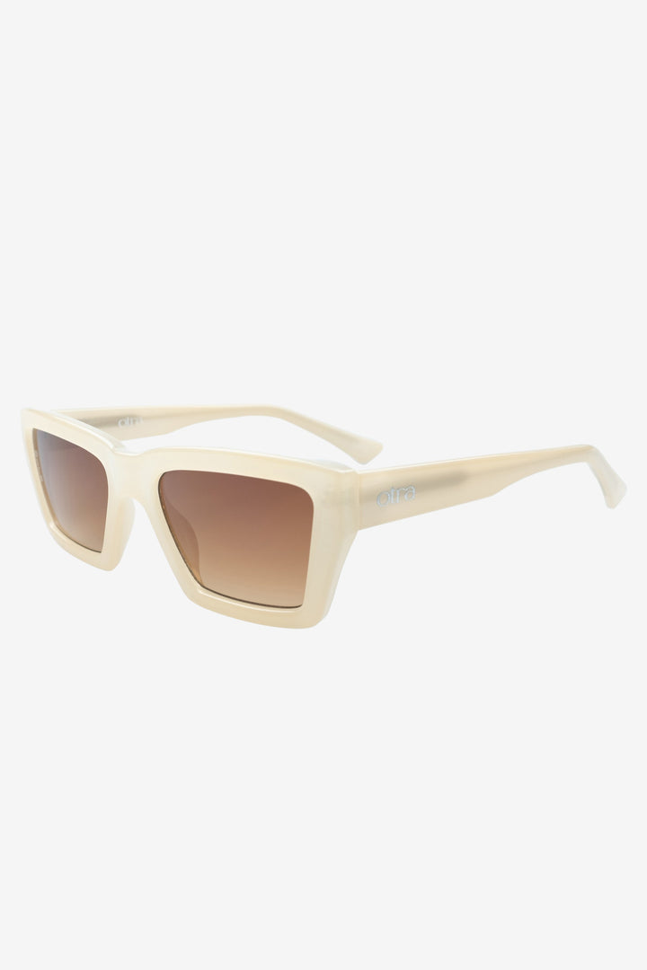 Aljena | Women’s square-frame sunglasses with brown-fade lenses