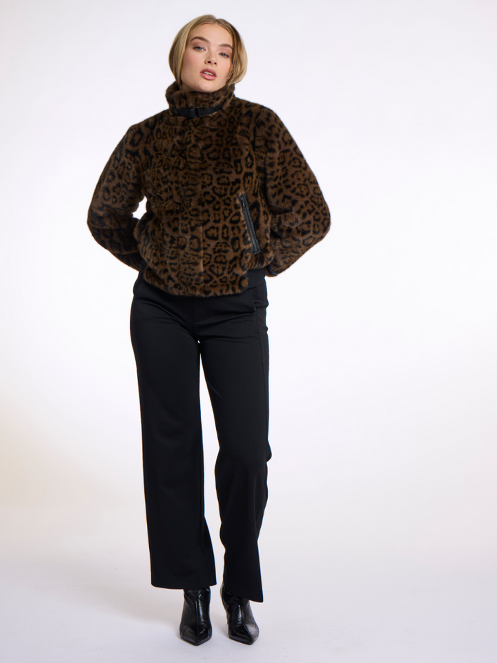 Gillian | Women’s short faux-fur jacket