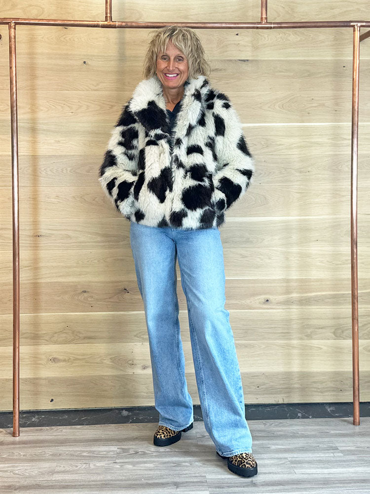 Daffodil | Women’s patterned short coat