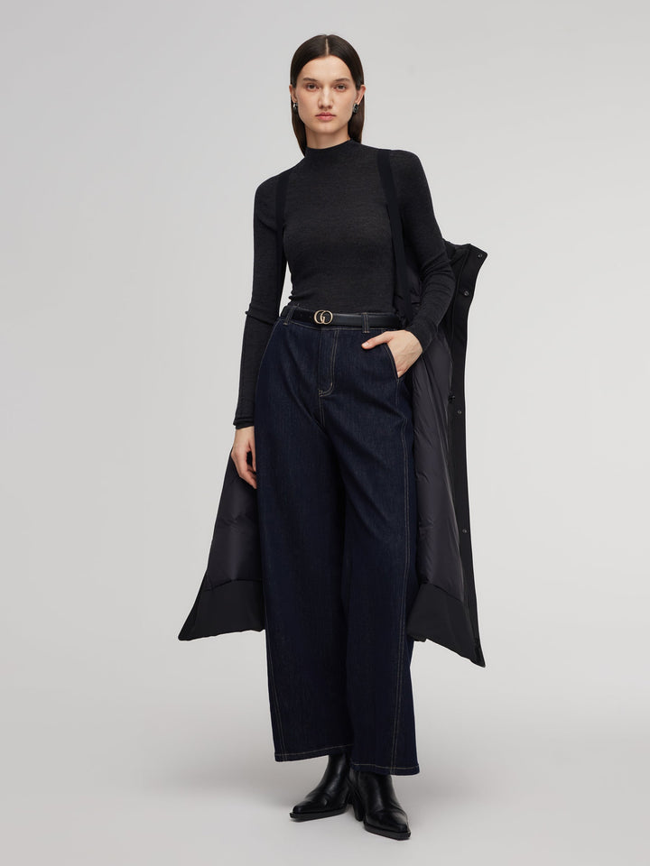 Keryn | Women’s quilted winter pants with a softly structured tapered silhouette