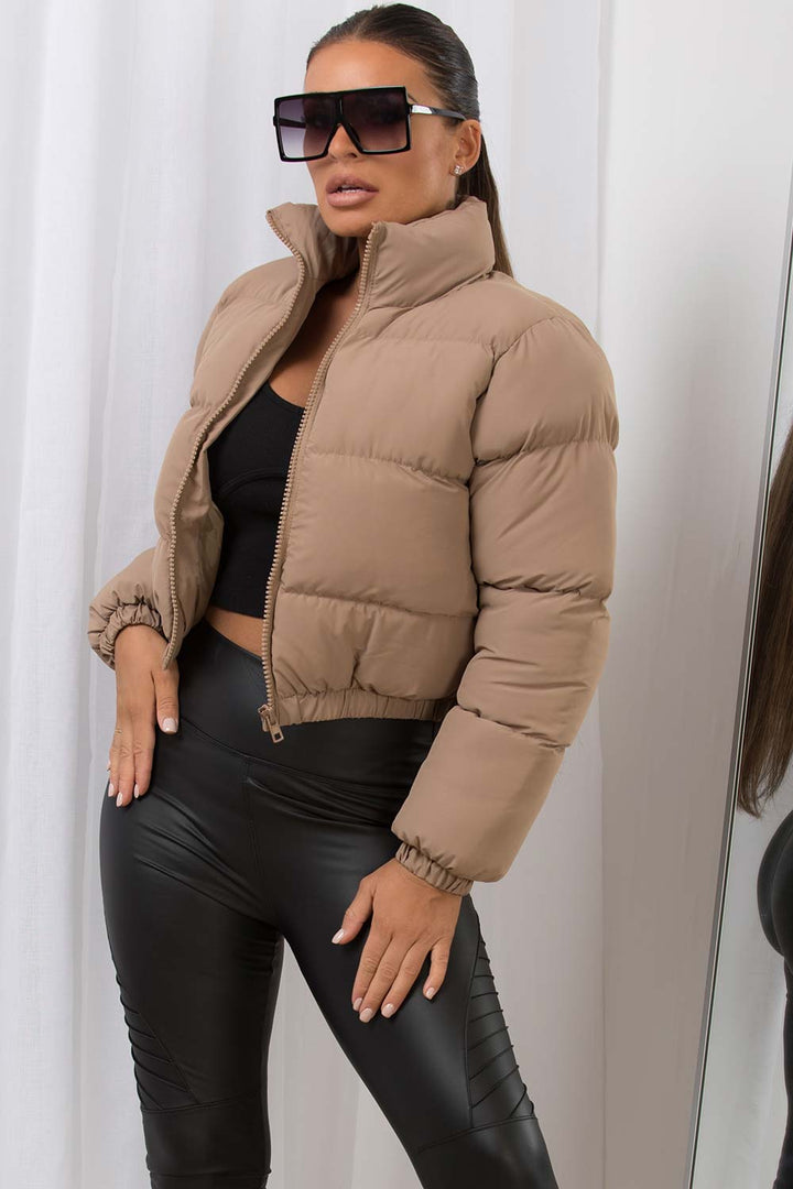 Kailynne | Women’s crop puffer jacket for everyday weather-ready styling