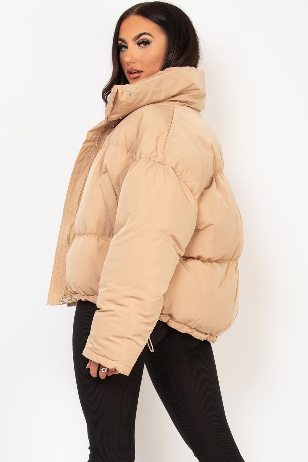 Azella | Women’s oversized puffer jacket with adjustable hem