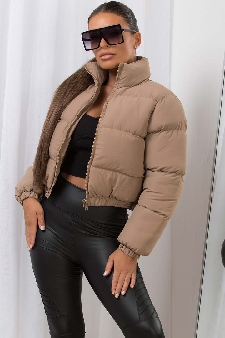 Kailynne | Women’s crop puffer jacket for everyday weather-ready styling