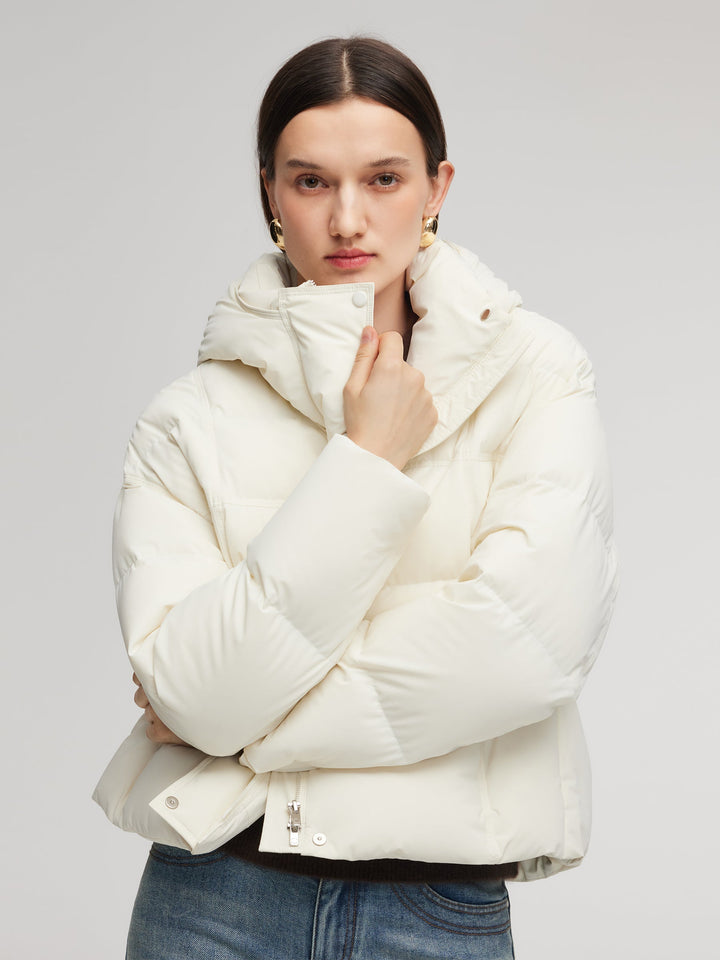 Vossie | Women’s hooded winter jacket with a streamlined wind-resistant silhouette