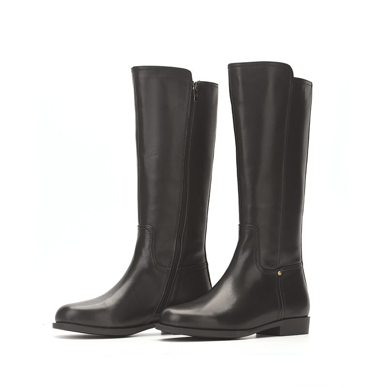Liza | Women's fold-detail knee-high boots