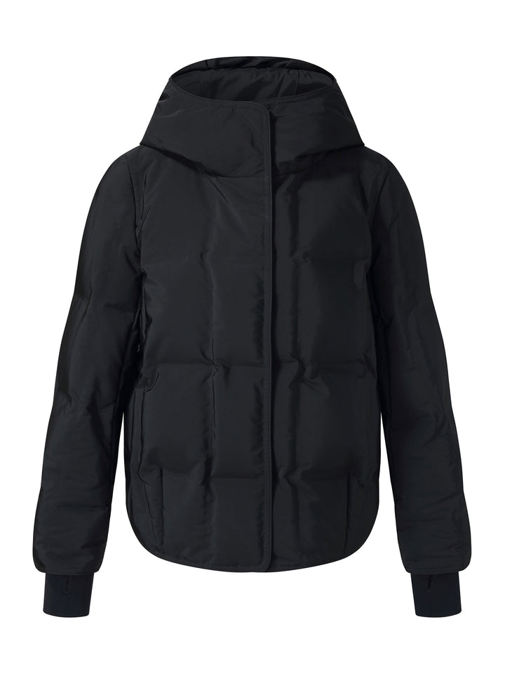 Kensie | Women’s cocoon hooded winter jacket with a structured weather-ready silhouette