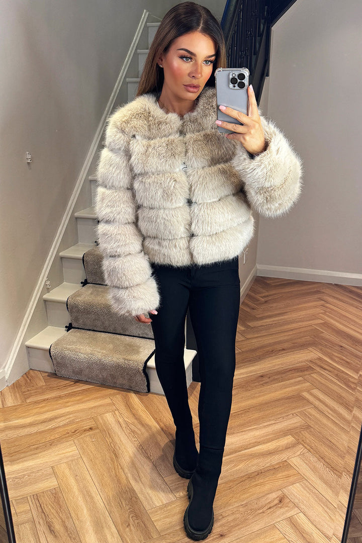 Kamari | Women’s faux fur bubble coat