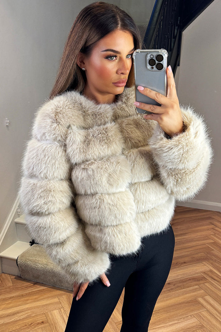 Kamari | Women’s faux fur bubble coat