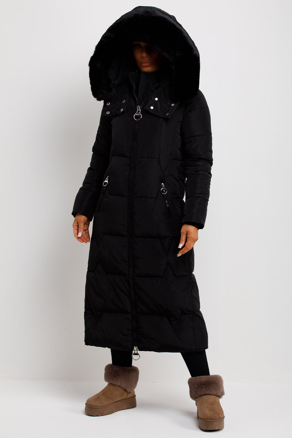 Eleanore | Women’s long puffer padded coat