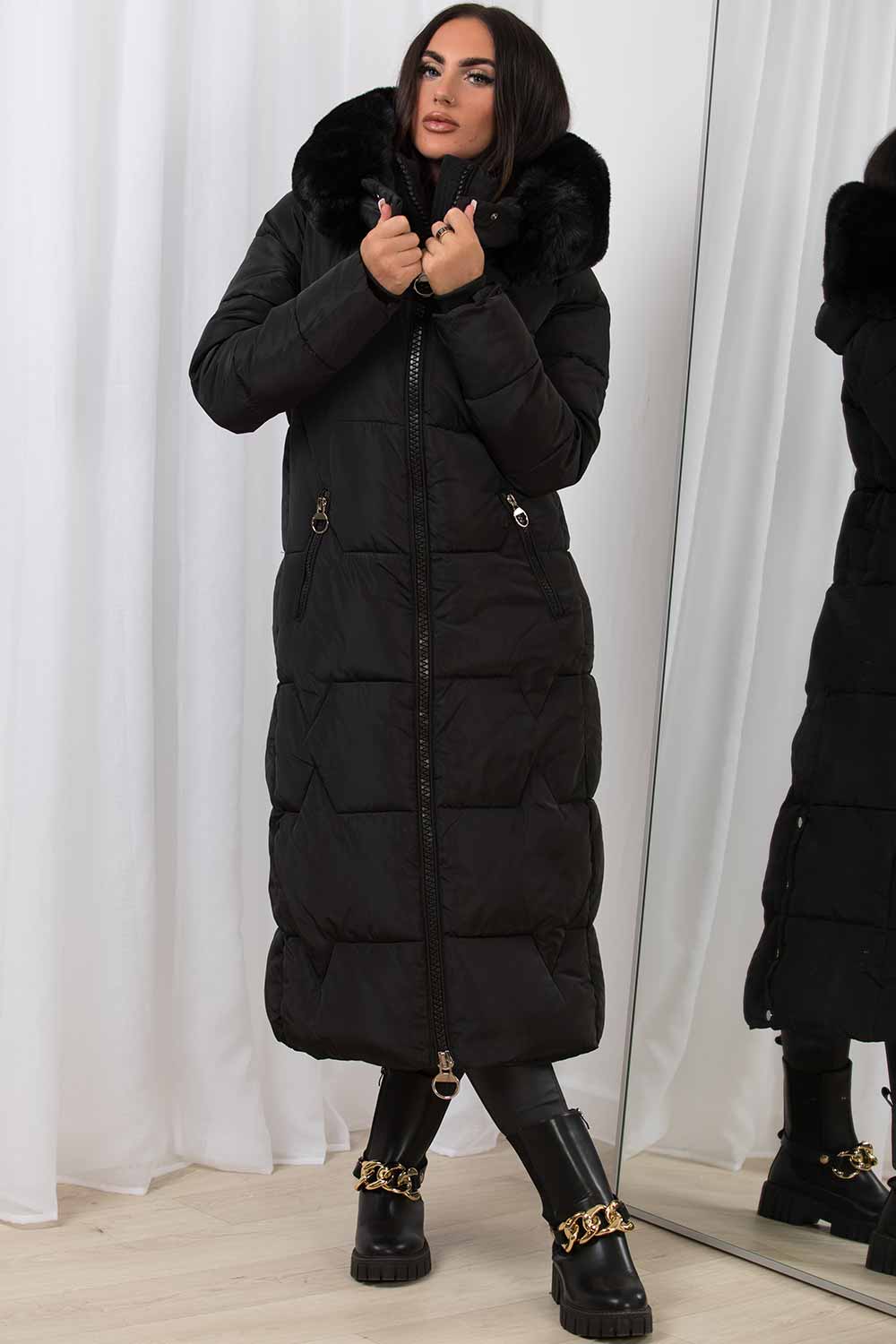 Eleanore | Women’s long puffer padded coat