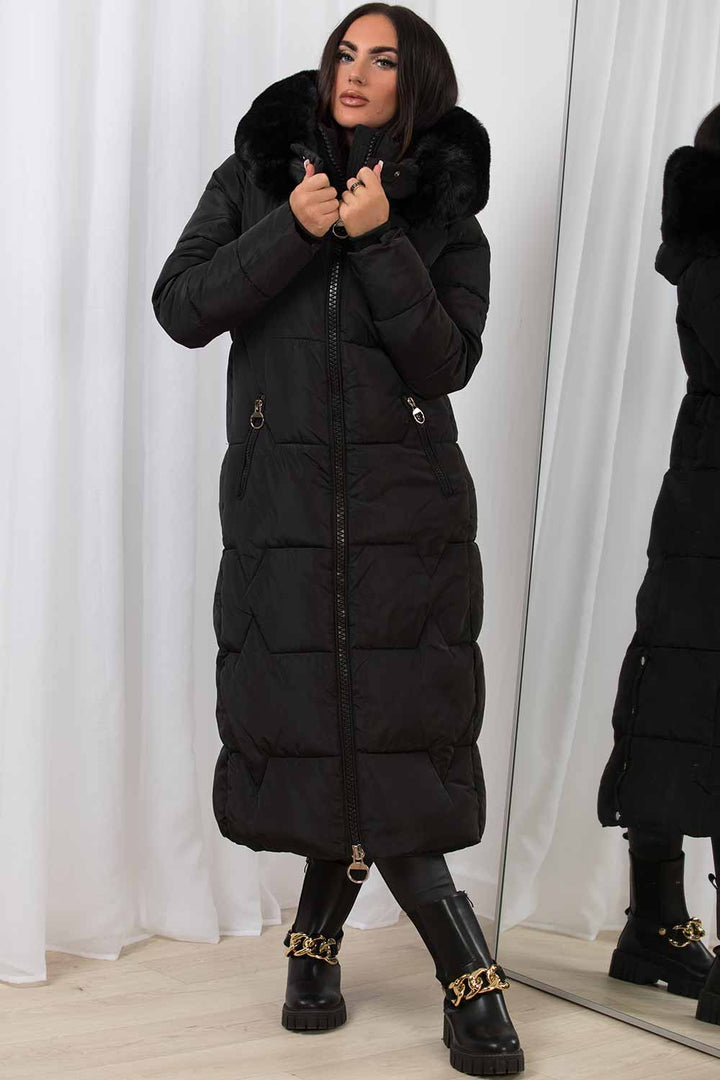 Eleanore | Women’s long puffer padded coat