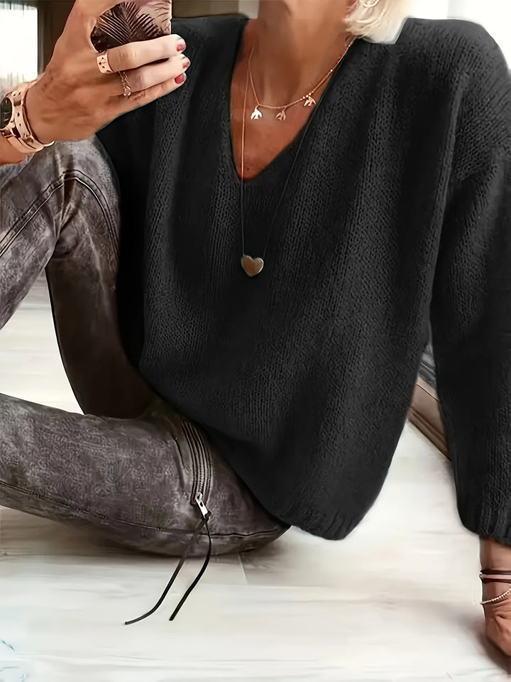 Abby | Women’s knit sweater with timeless design and versatile fit