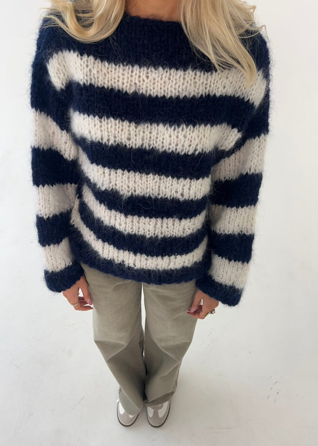 Aurora | Women’s knit sweater with boat neck design