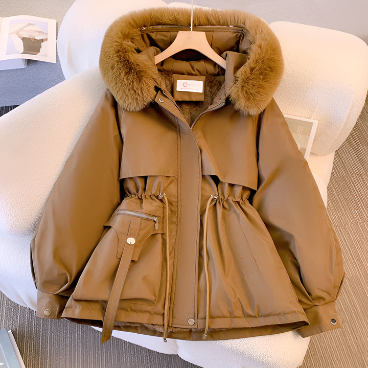 Vianna | Women’s padded jacket with faux fur collar
