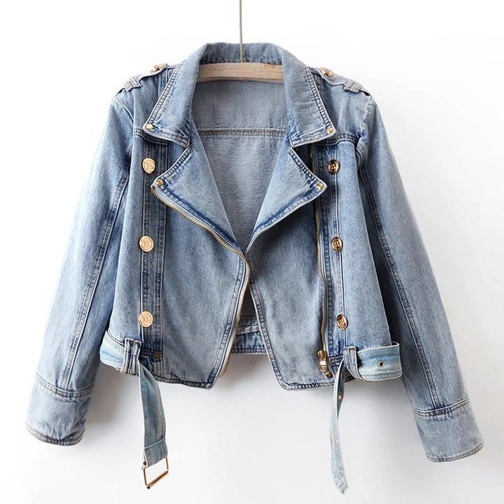 Leclat | Women's classic denim jacket with timeless fit and versatile style
