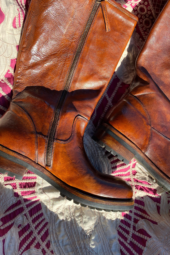 Flora | Women’s Italian leather classic ankle boots