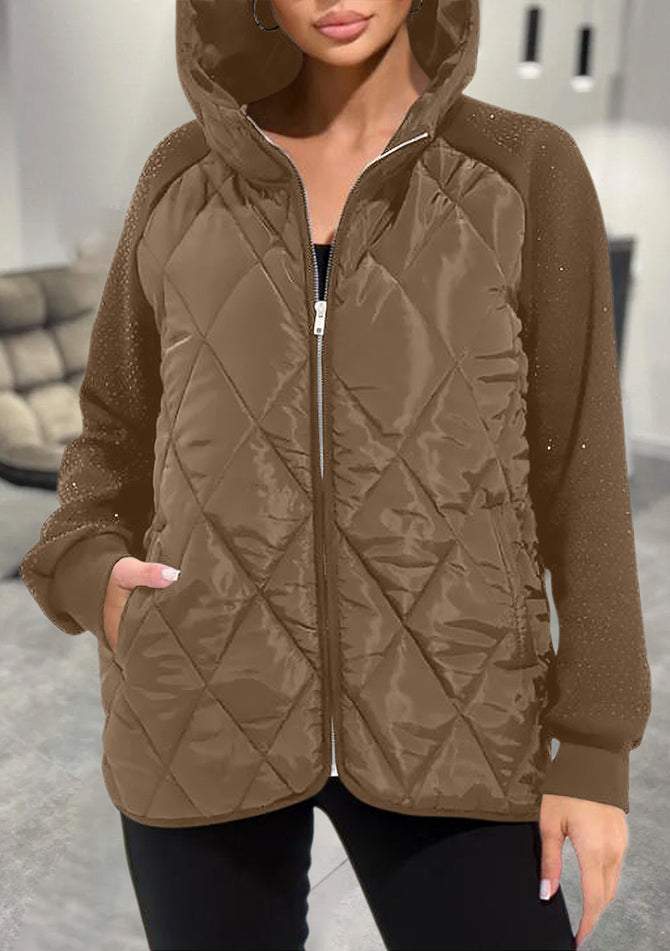 Gloria | Women’s diamond-patterned winter jacket