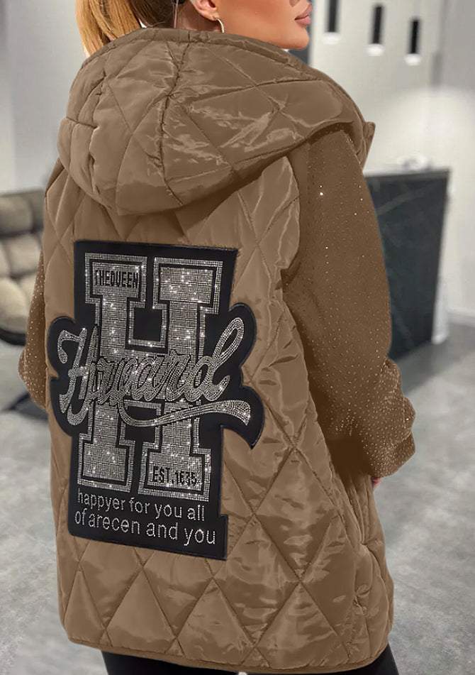 Gloria | Women’s diamond-patterned winter jacket