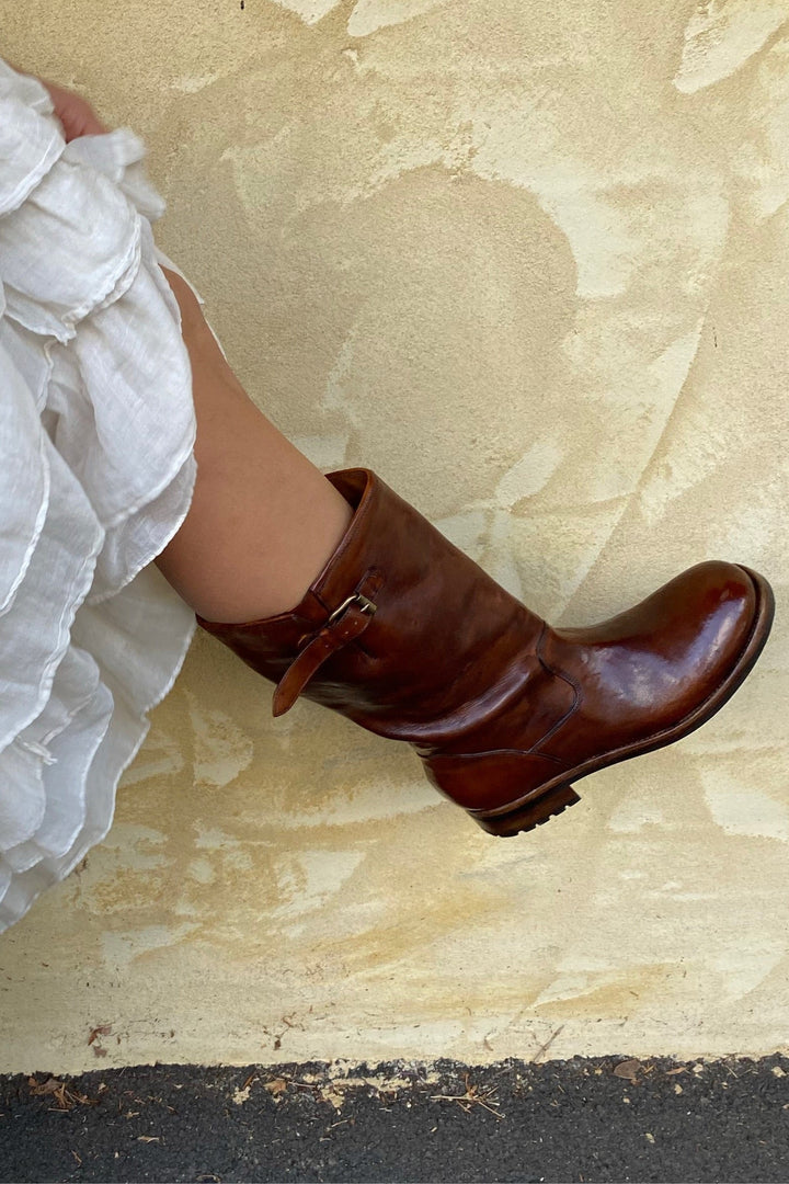 Flora | Women’s Italian leather classic ankle boots